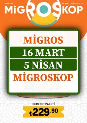 Migros 16 Mart 5 Nisan 2023 Kataloğu