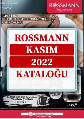 Rossmann Kasım 2022 İndirim Kataloğu