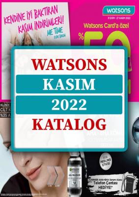 Watsons Kasım 2022 İndirim Kataloğu